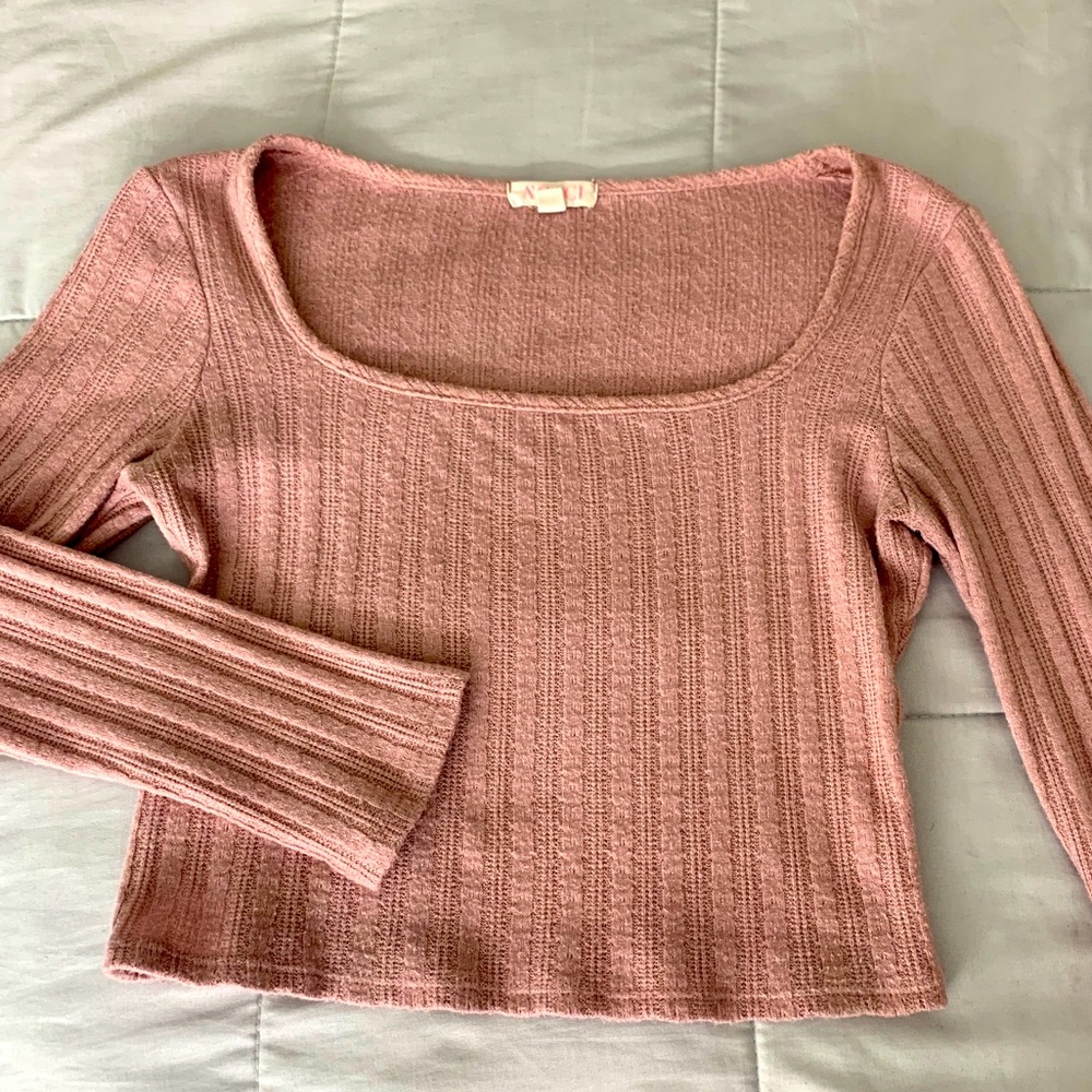 pink love sleeve crop!